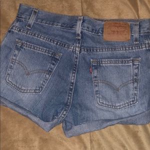 Levi cutoff shorts